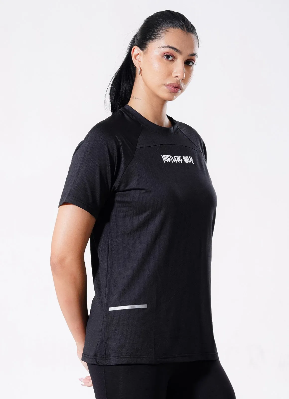 Crest Cardio Tshirt - Jet Black