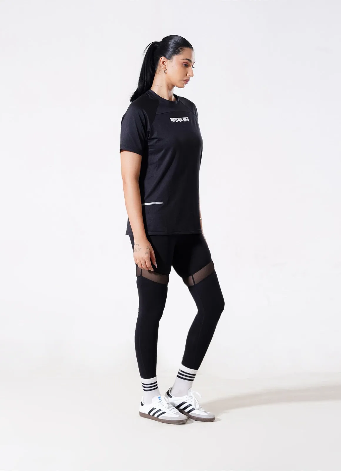 Crest Cardio Tshirt - Jet Black