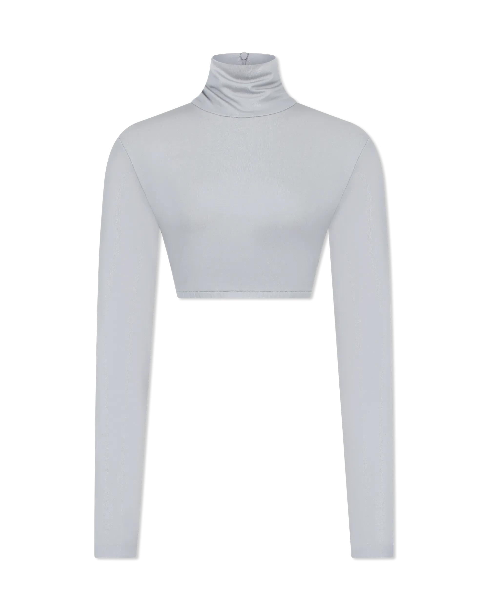 Cropped Long Sleeve Turtle Top