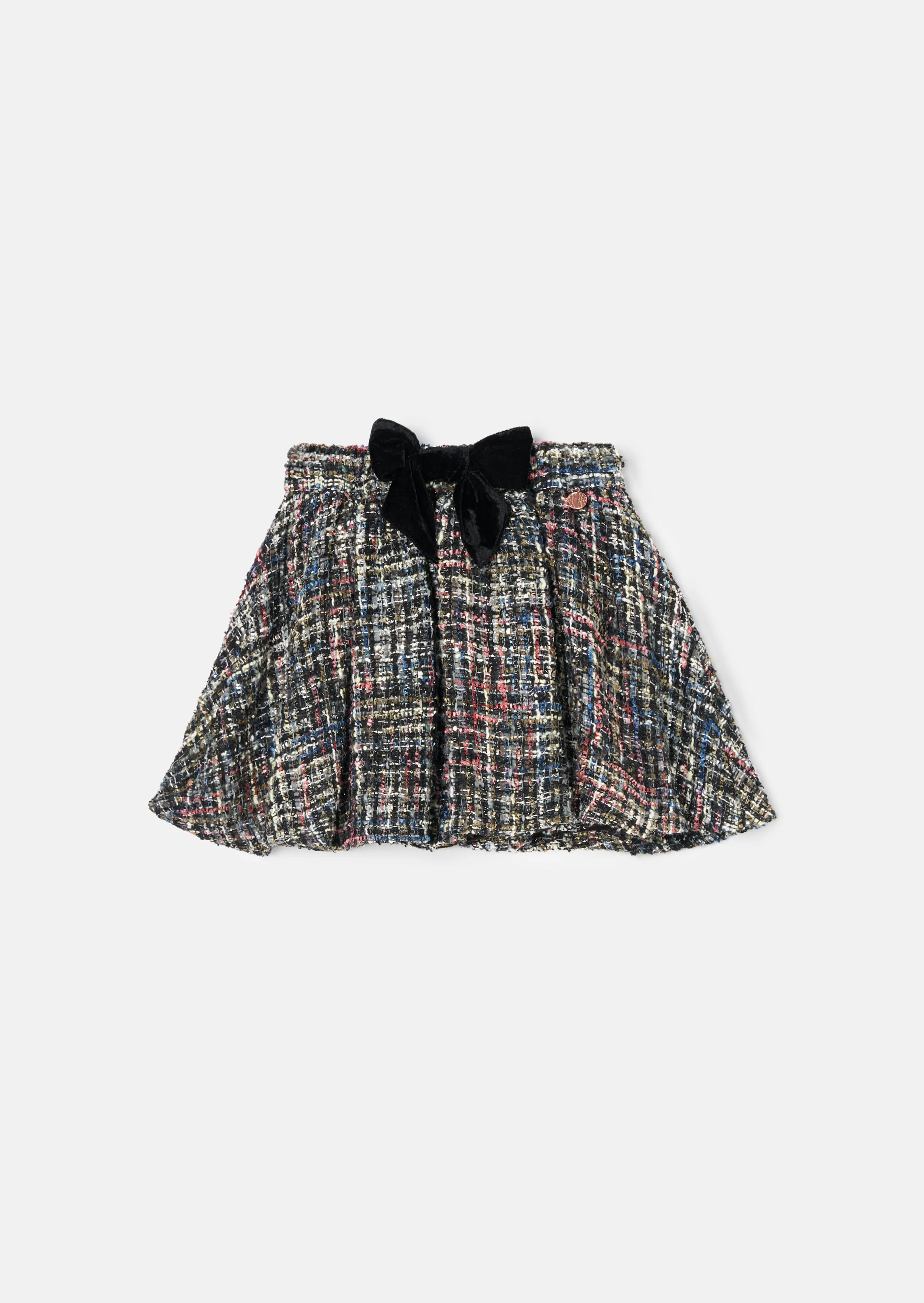 Dancia Black Tweed Skirt