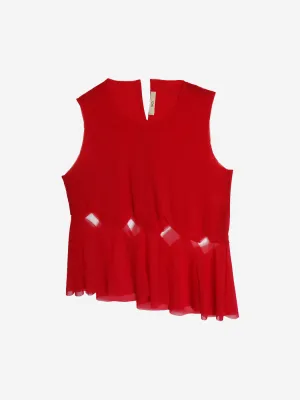 Dappled Mesh Red