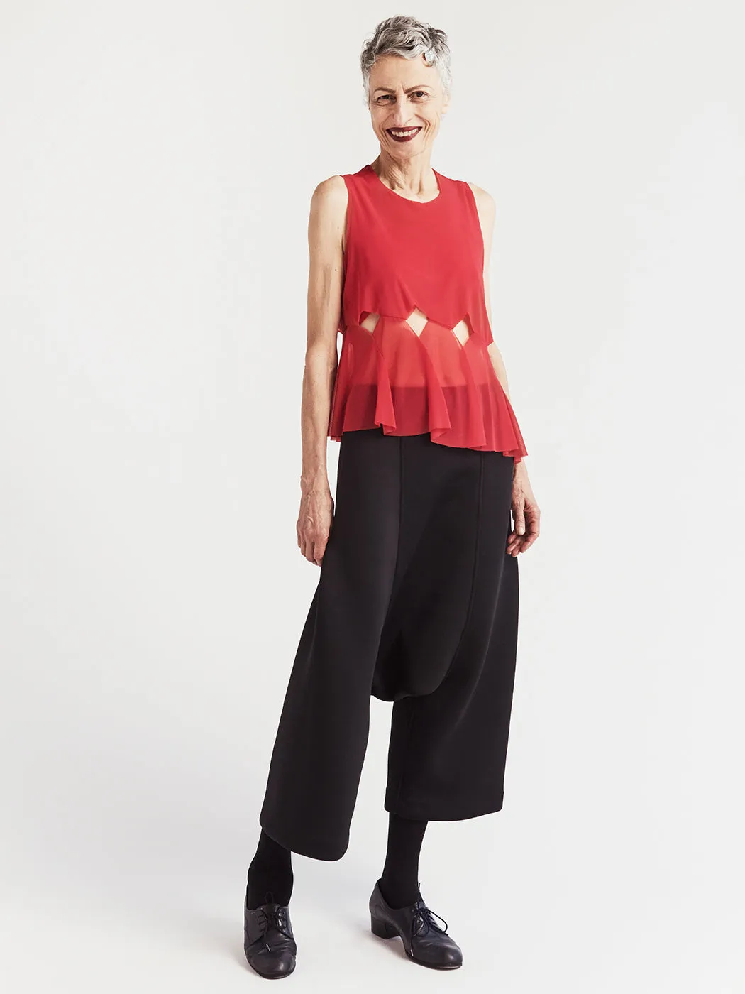 Dappled Mesh Red