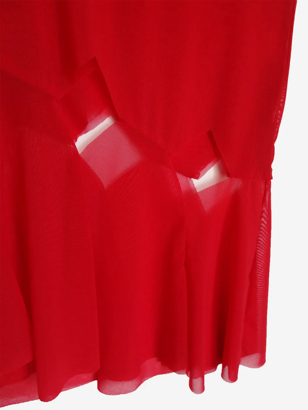 Dappled Mesh Red