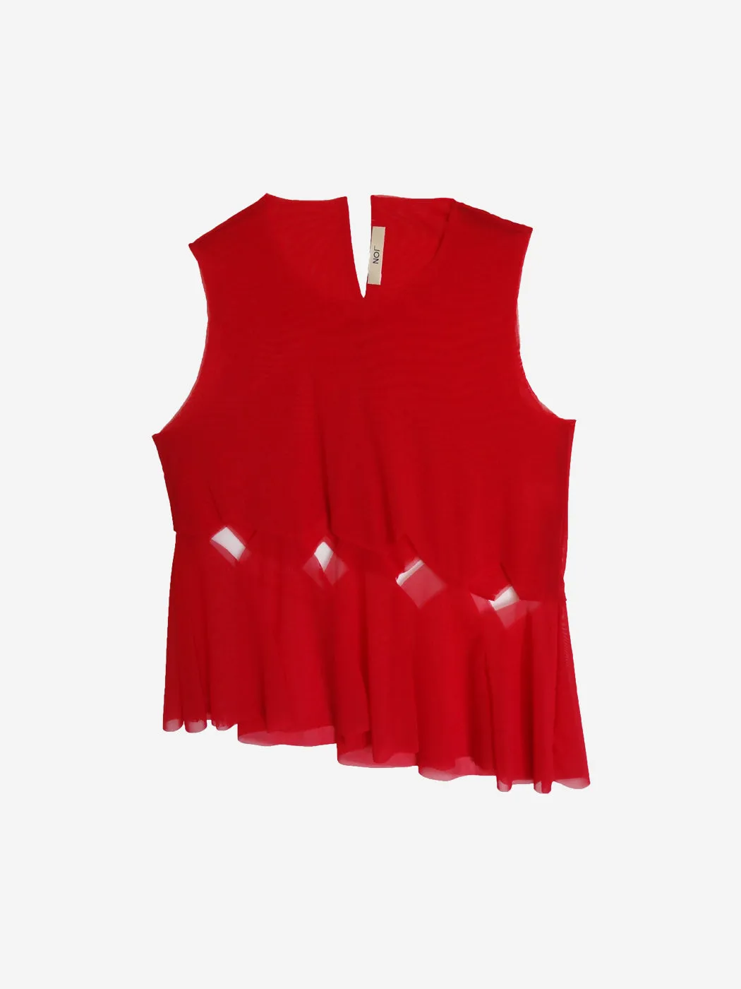 Dappled Mesh Red