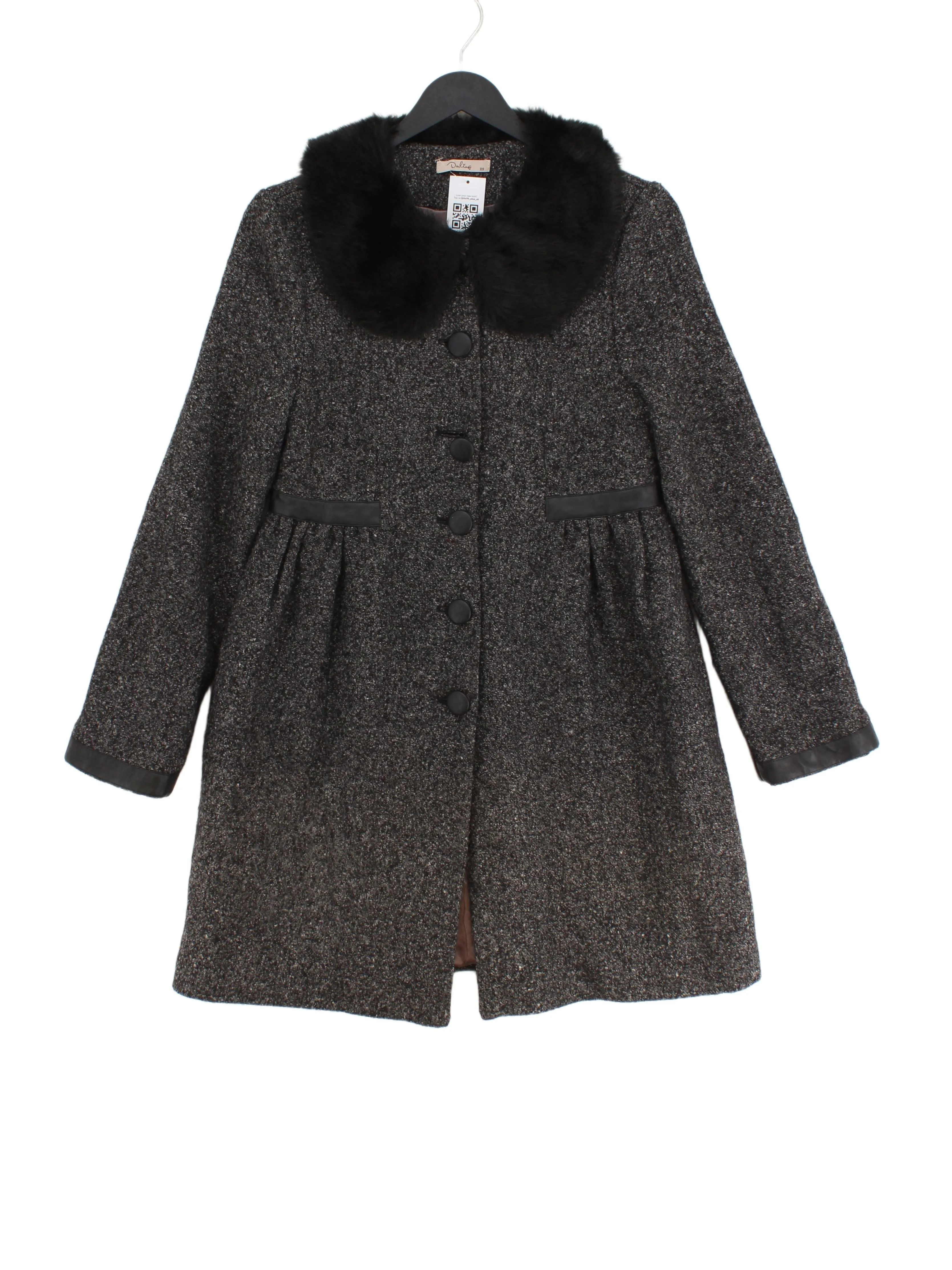 Darling Women's Coat XS Grey Wool with Polyester, Viscose