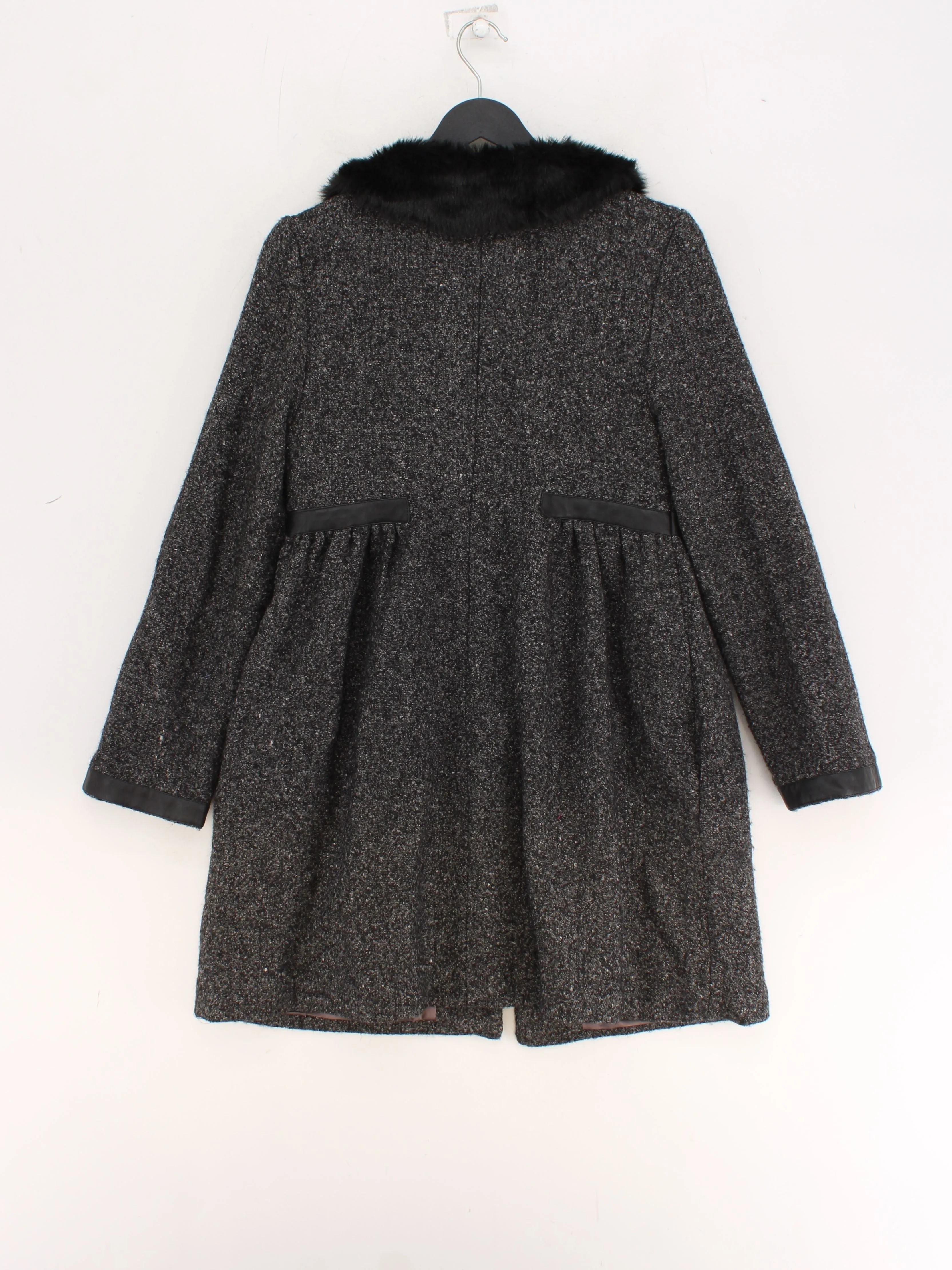 Darling Women's Coat XS Grey Wool with Polyester, Viscose