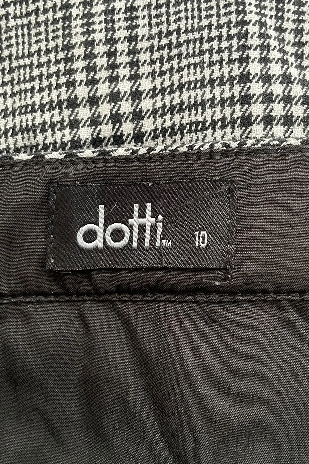 DOTTI Houndstooth Skirt