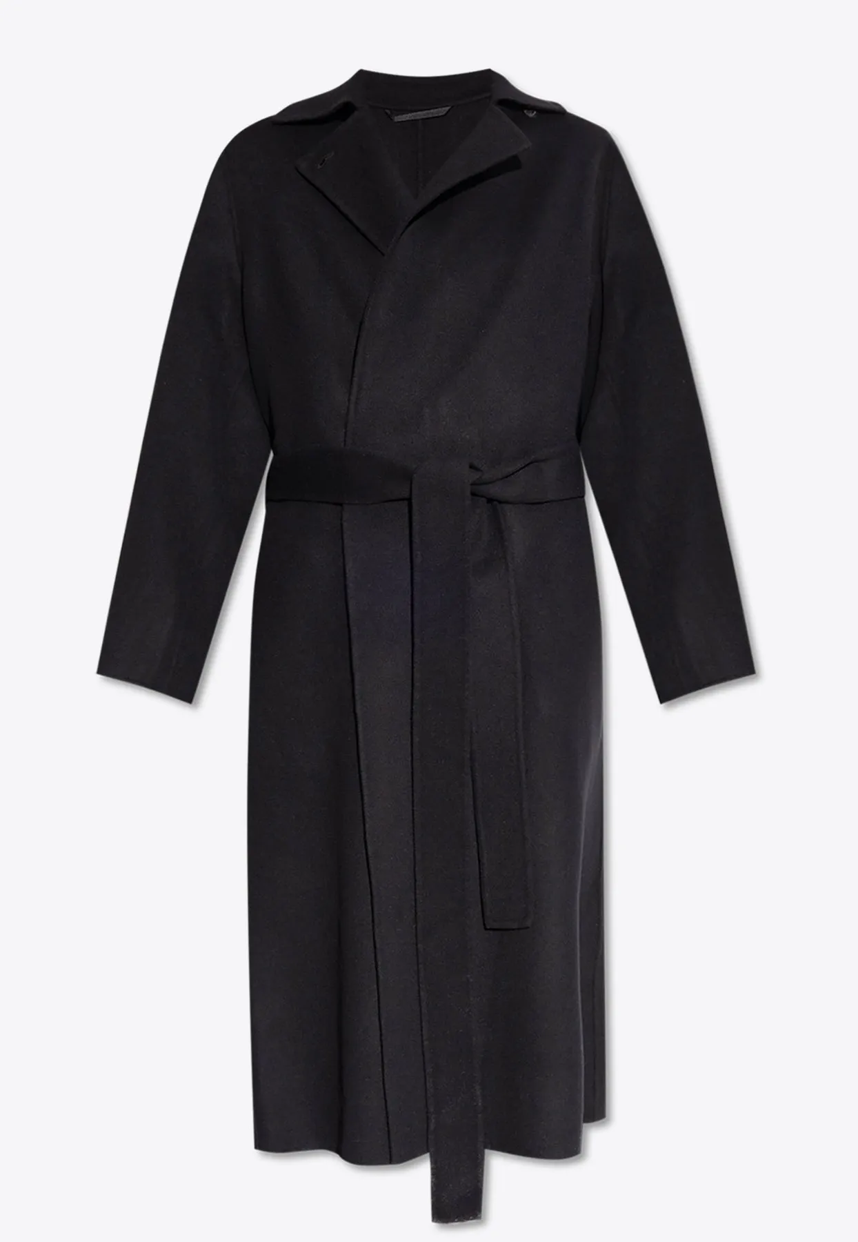 Double-Breasted Belted Coat