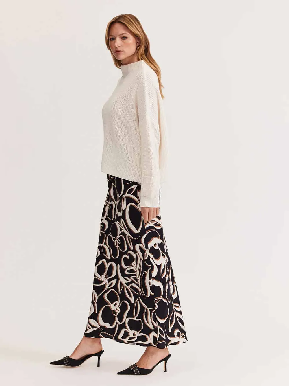 Elin Bias Slip Skirt