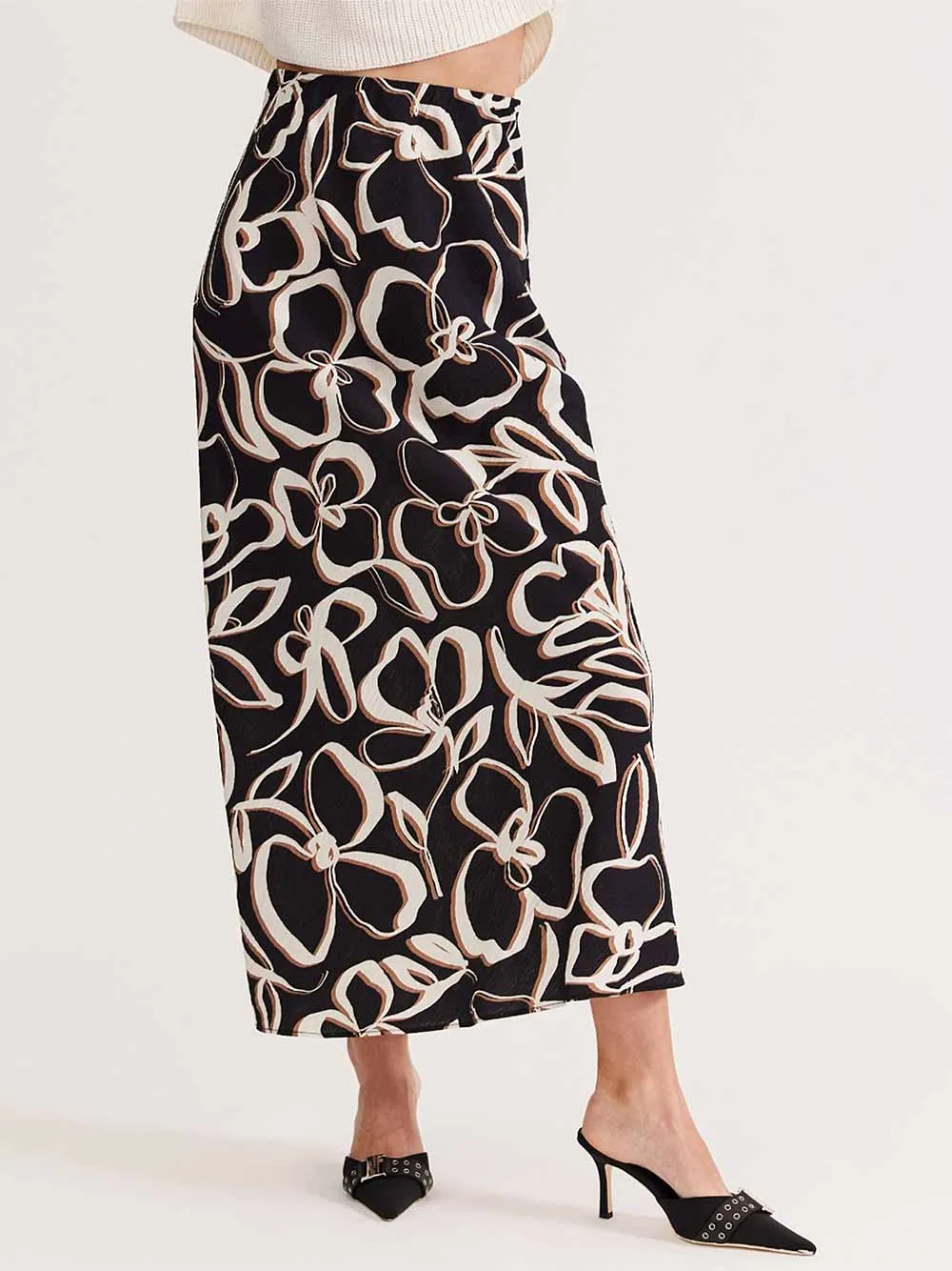 Elin Bias Slip Skirt