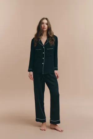 Emily pjs - Black with pants