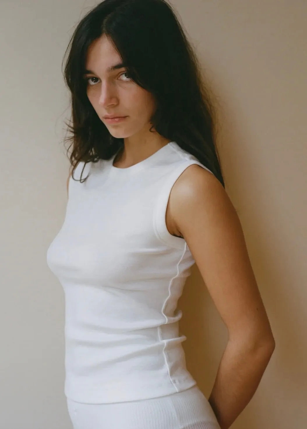 Esme Tank - White