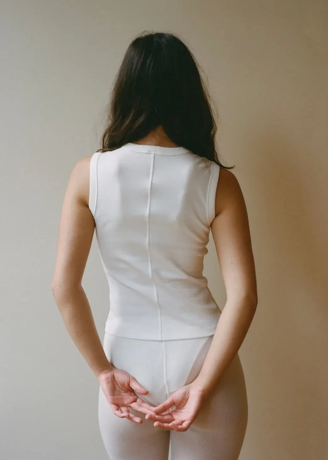 Esme Tank - White