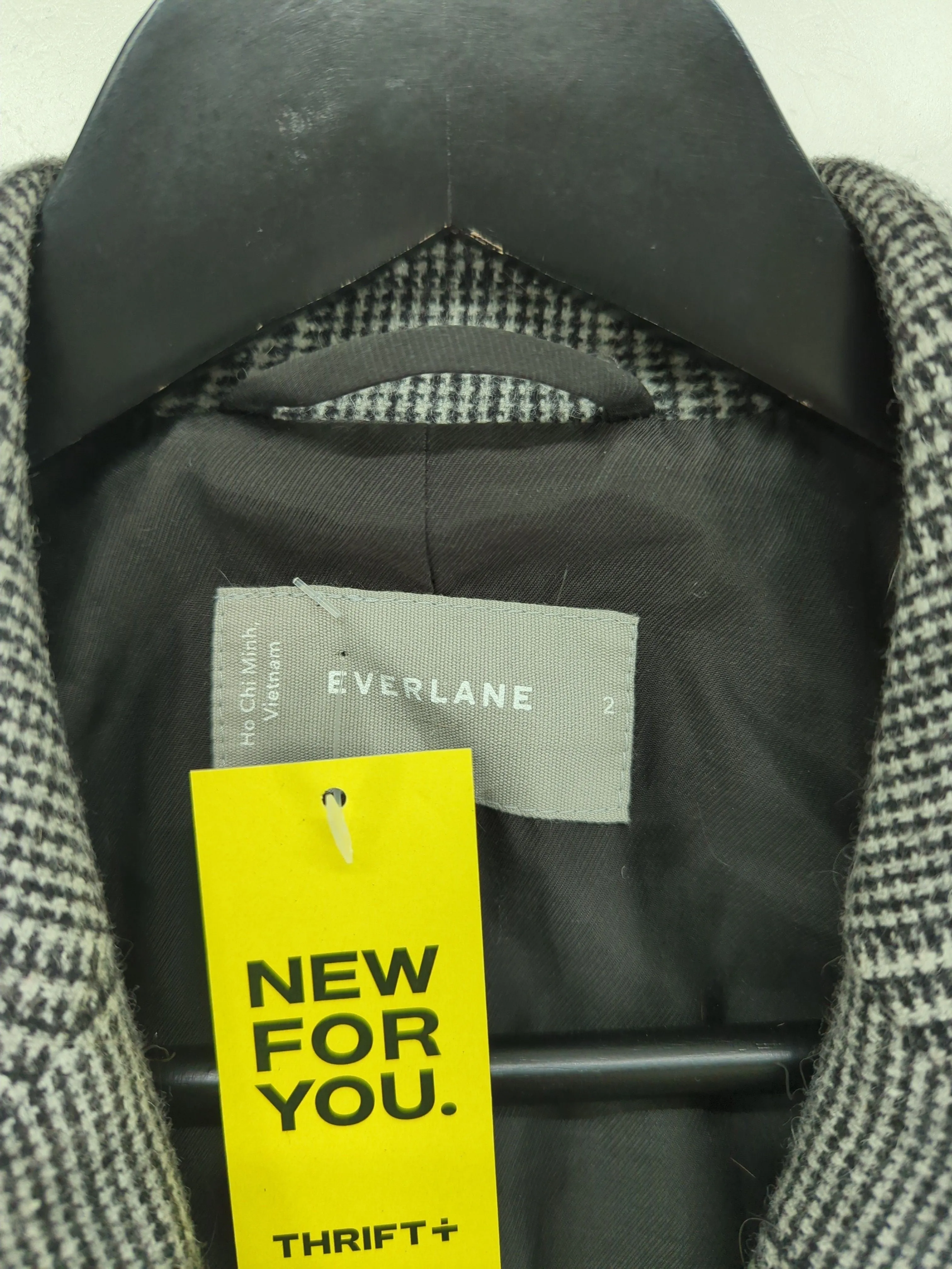 Everlane Women's Blazer S Black Wool with Nylon, Other, Polyester
