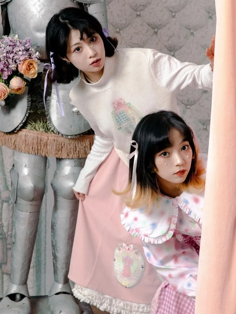 Fairy Tale Half Turtleneck Cotton Base Shirt
