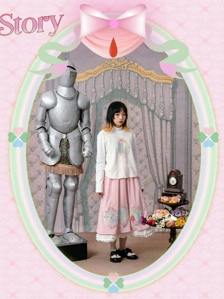 Fairy Tale Half Turtleneck Cotton Base Shirt