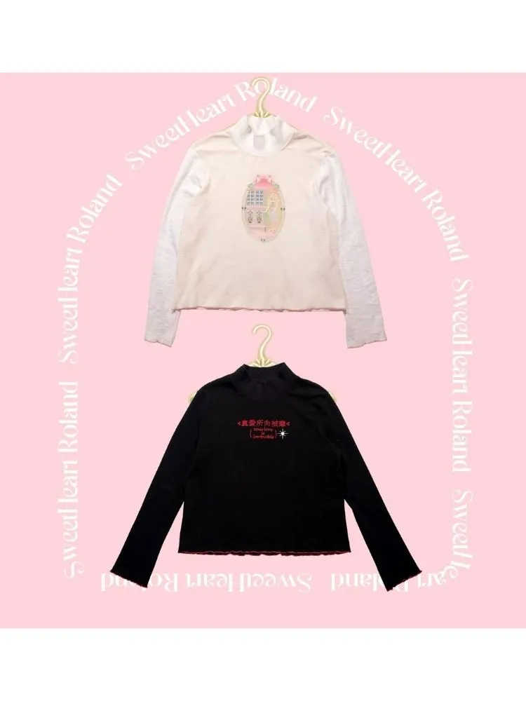 Fairy Tale Half Turtleneck Cotton Base Shirt