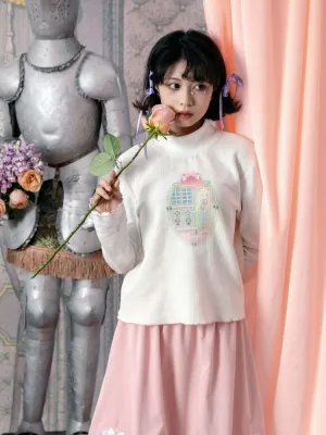 Fairy Tale Half Turtleneck Cotton Base Shirt
