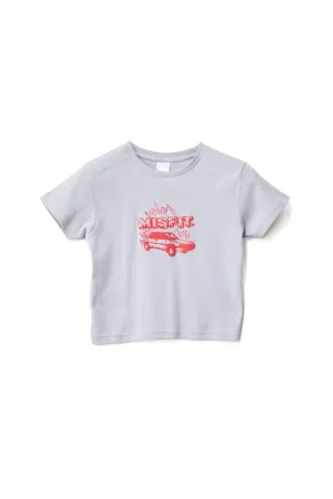 FAST TYMES RIB TEE - THRIFT LILAC