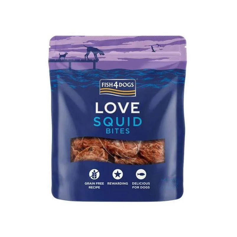 Fish4Dogs Squid Bites Dog Treats