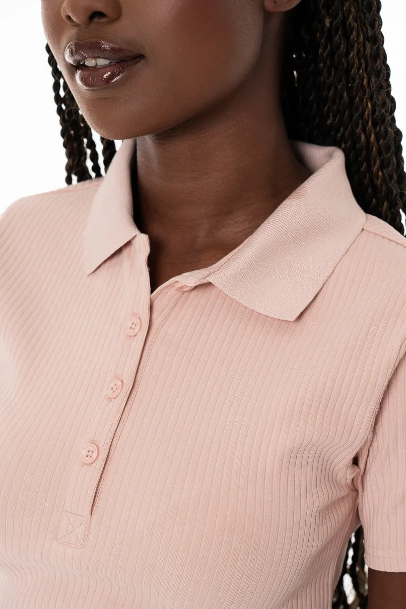 Fitted Golfer _ 154503 _ Pink