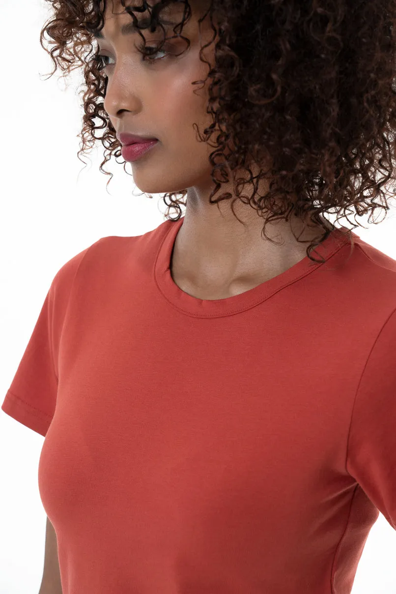 Fitted T-Shirt _ 153807 _ Red