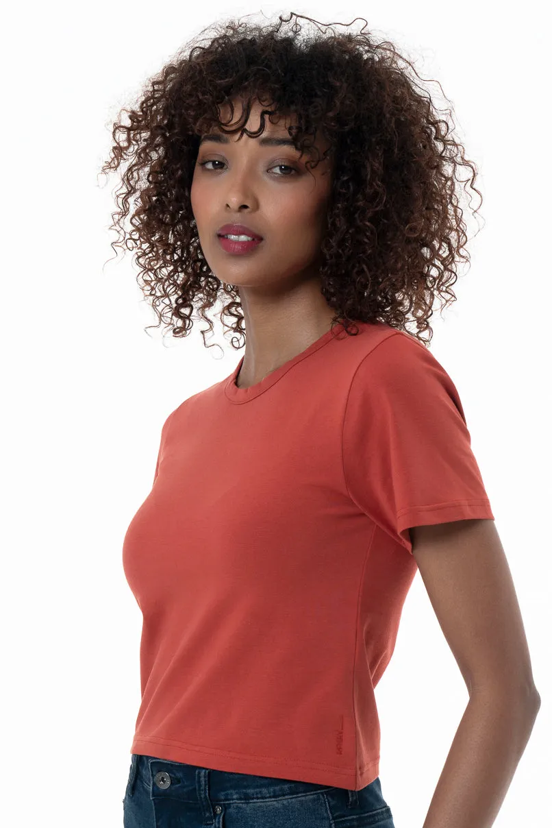 Fitted T-Shirt _ 153807 _ Red