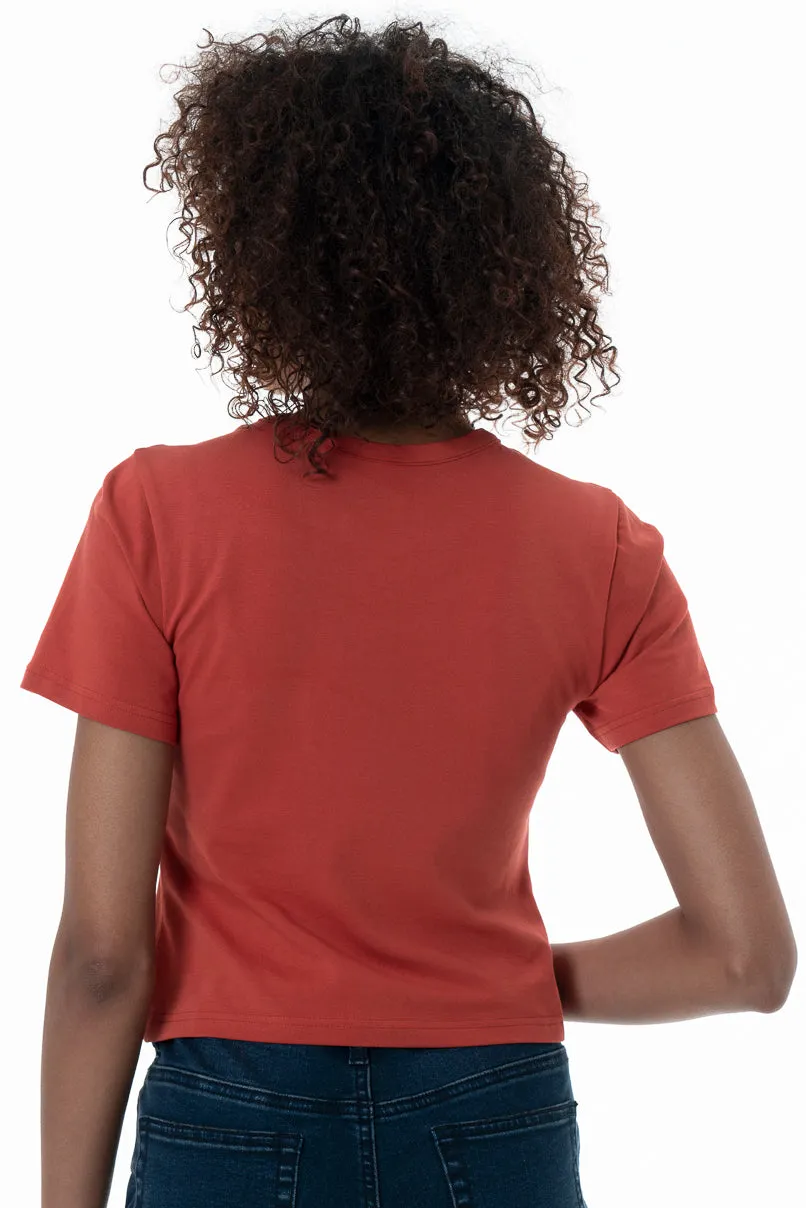 Fitted T-Shirt _ 153807 _ Red