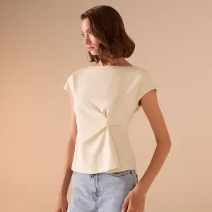 Fitted Waist Cotton Top