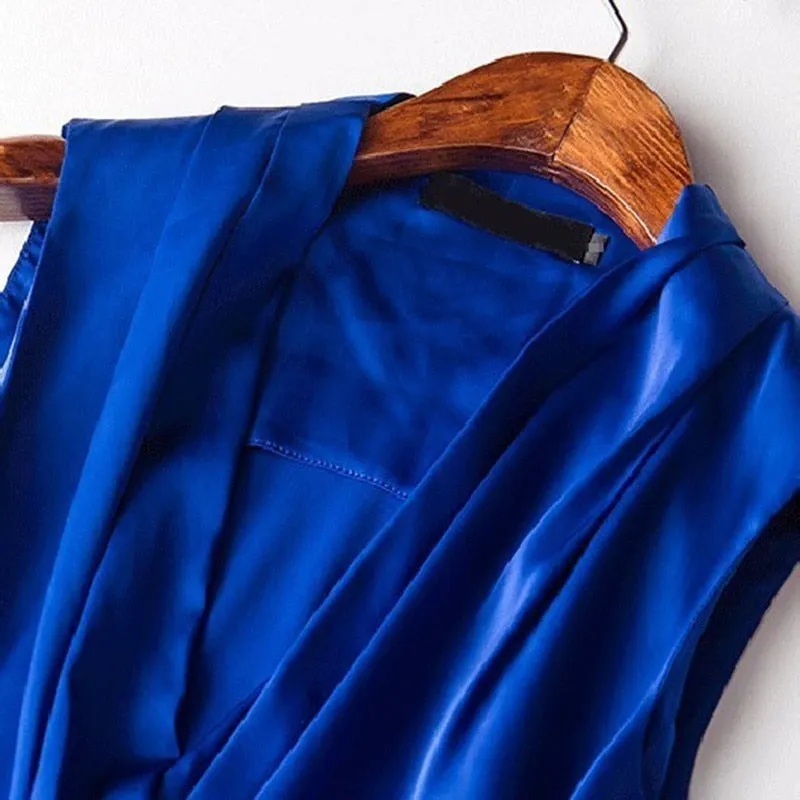 GAL V Neck Sleeveless High Waist Pant Suit