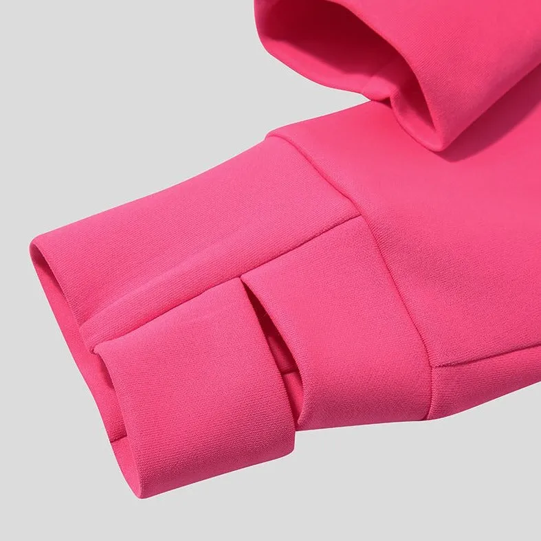 Gay Fashion Pink Turtleneck Crop Top