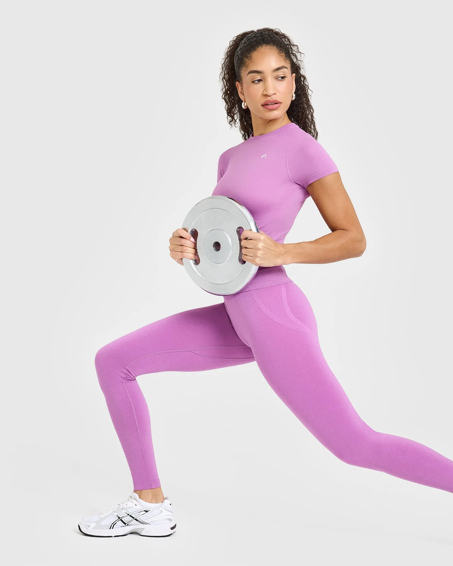 Go To Seamless Fitted Top | Orchid Purple