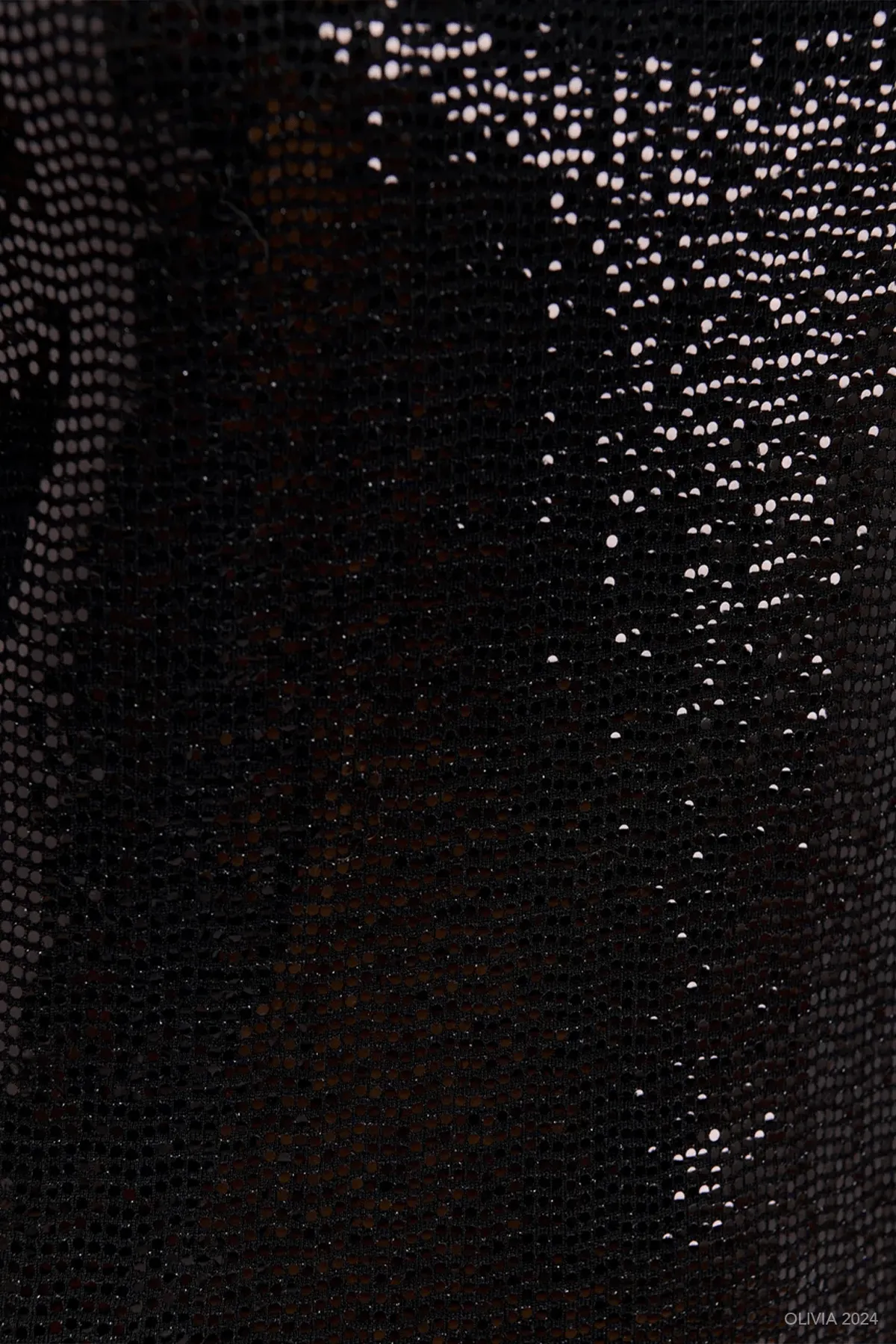 Gong Jersey Turtleneck Top in Black