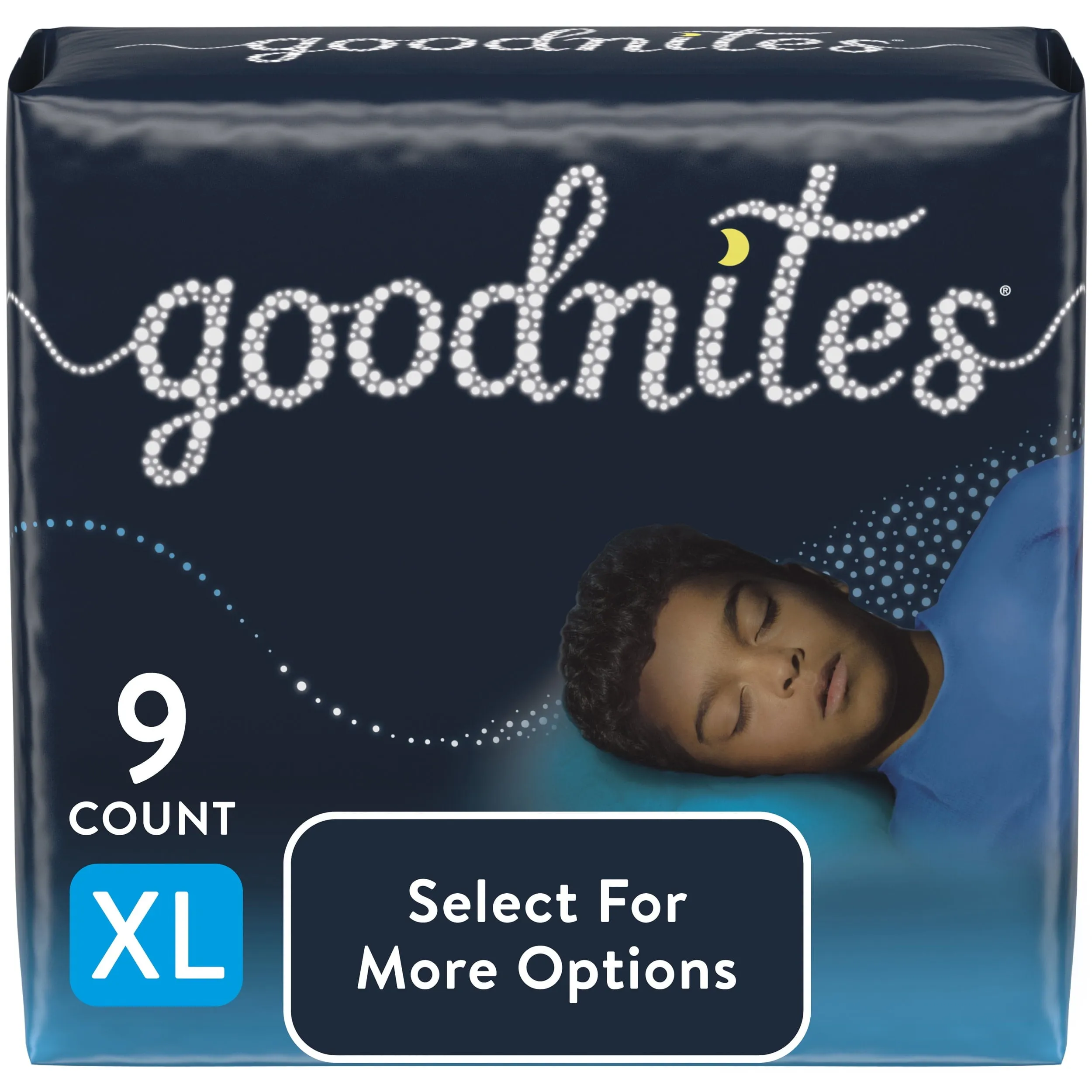 Goodnites Boys' Nighttime Bedwetting Underwear, XL (95-140 Lb.), 9 Ct