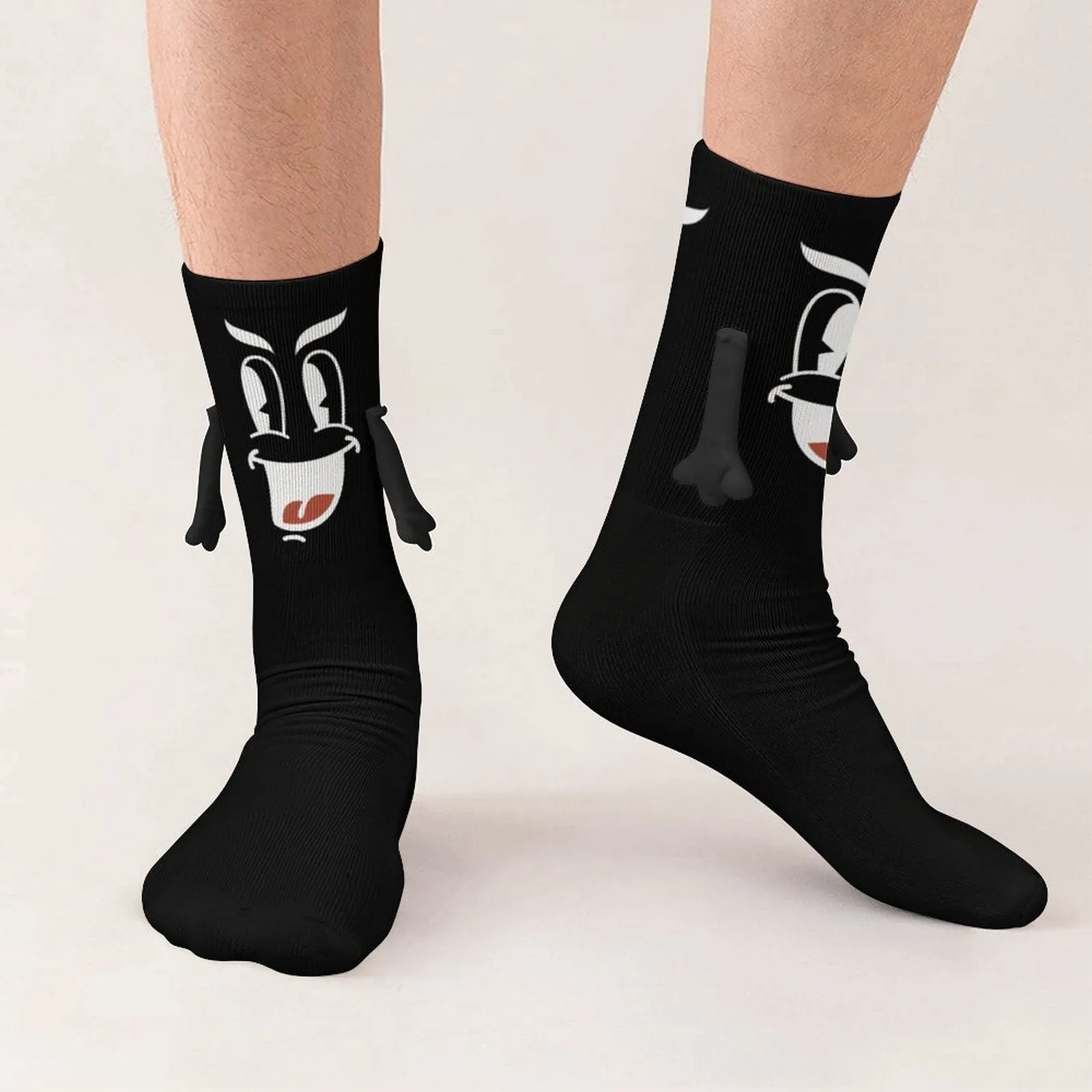 Hey Buddy - Magnetic Holding Hands Funny Socks