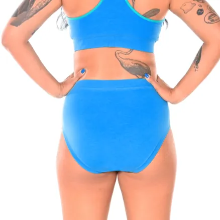 High Rise Briefs - Lagoon