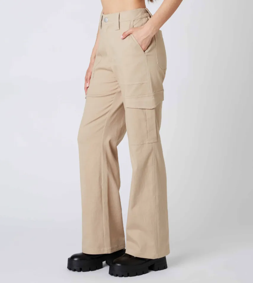 High Waisted Cargo Pants