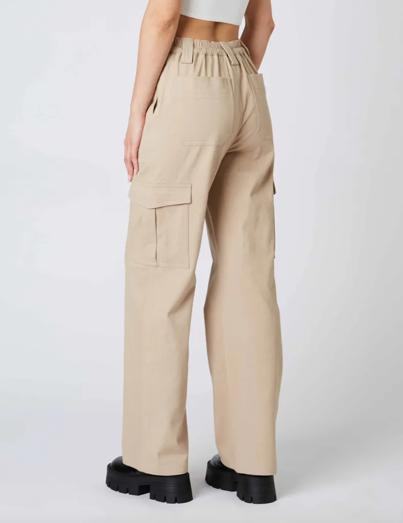 High Waisted Cargo Pants