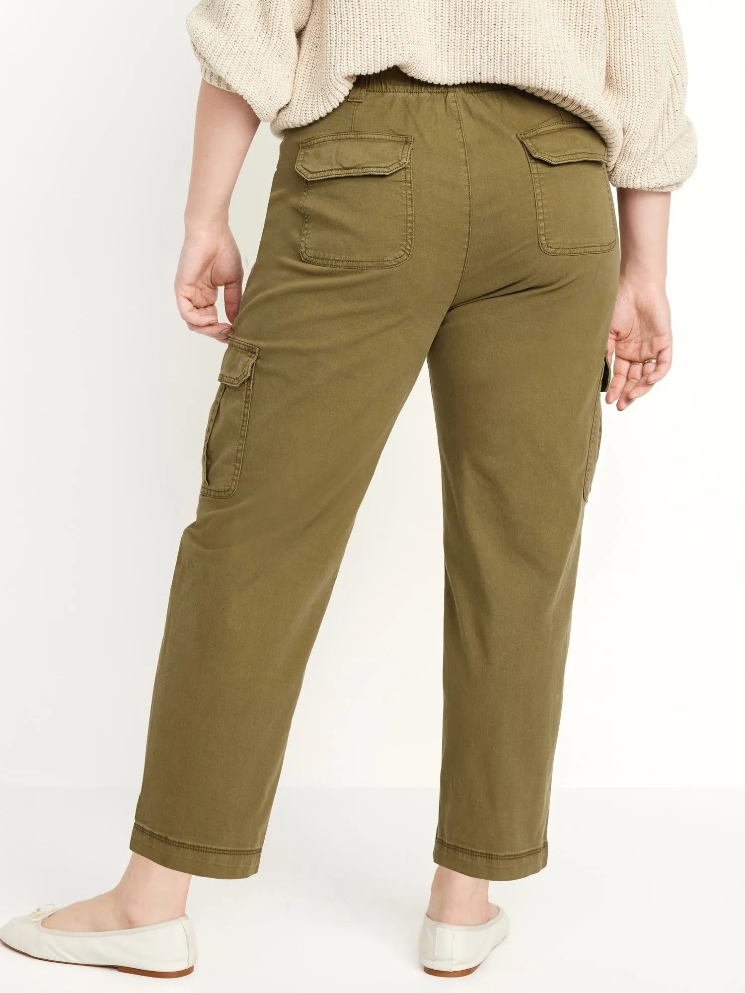 High-Waisted OGC Chino Cargo Pants
