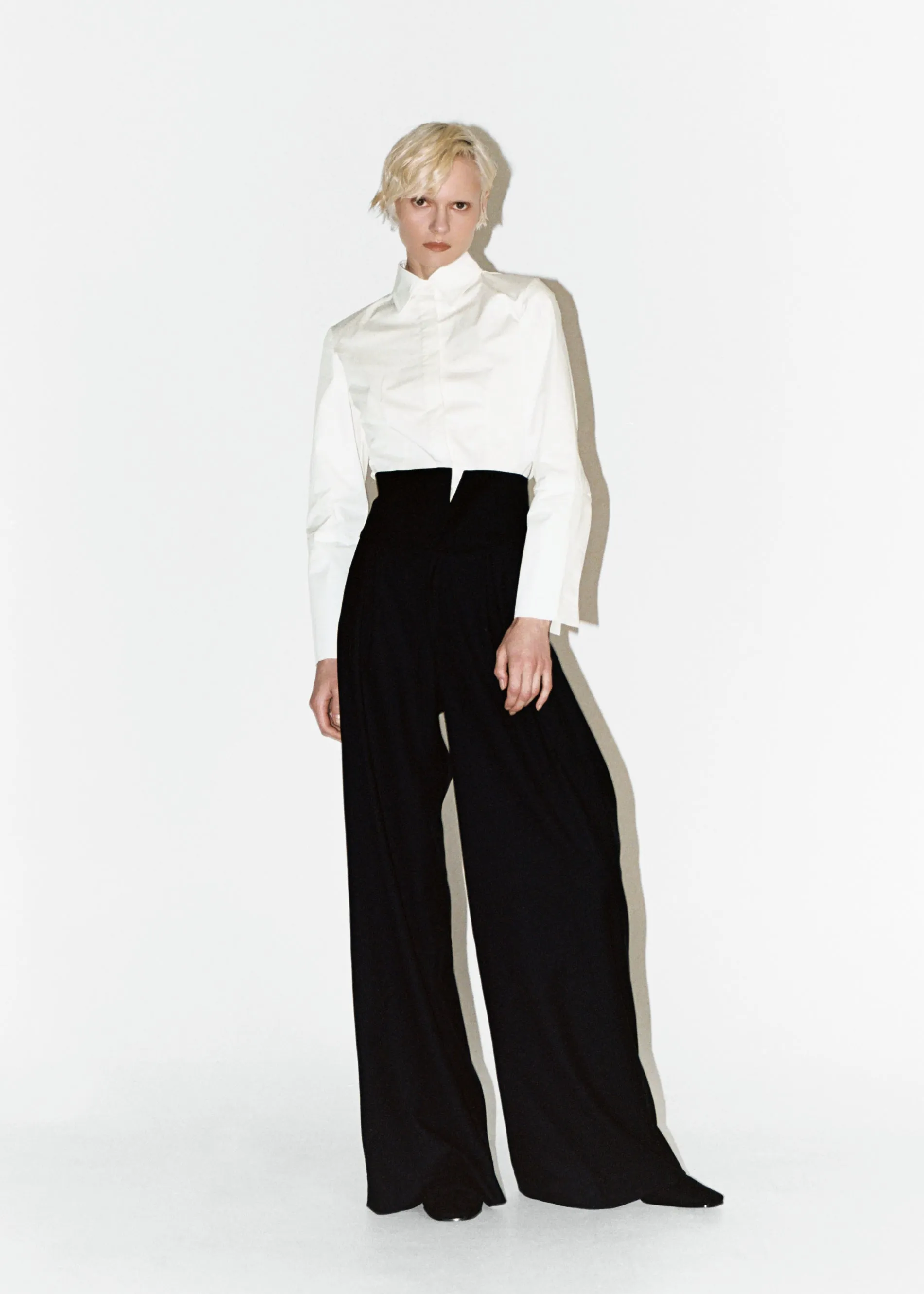 High-Waisted Pant in Wool