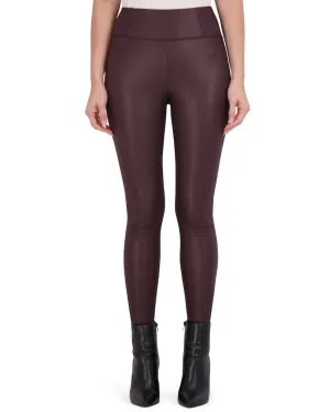 High Waisted Vegan Leather Legging