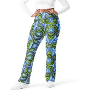 High Waisted Yoga Pants ( Internal Pocket)- "Gaia" Design