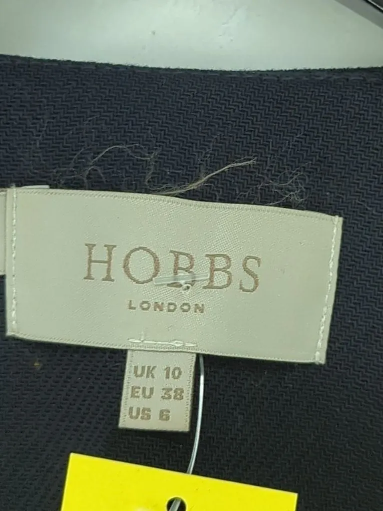 Hobbs Women's Blazer UK 10 Blue 100% Wool