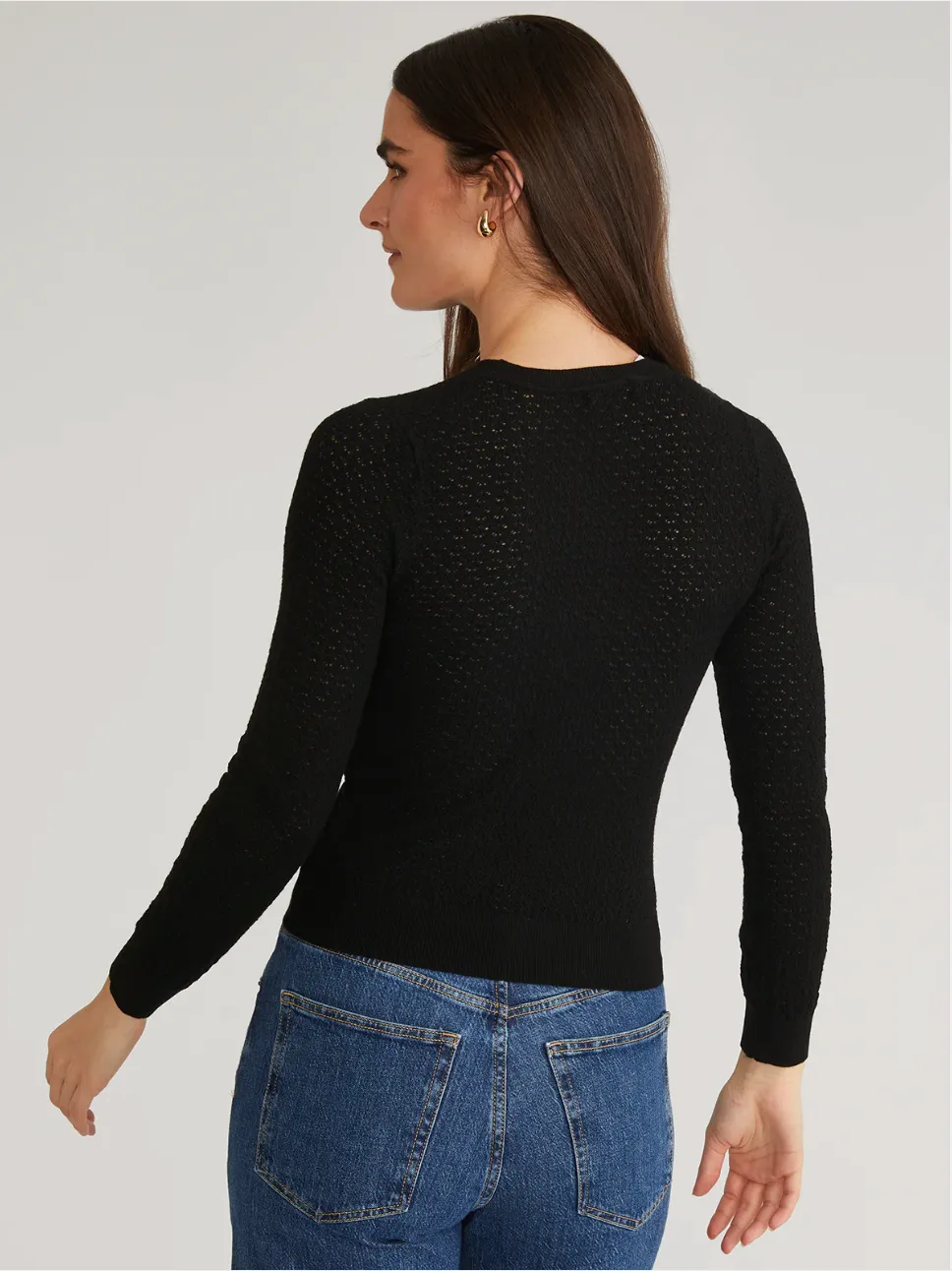 Holly Crewneck Pullover Black