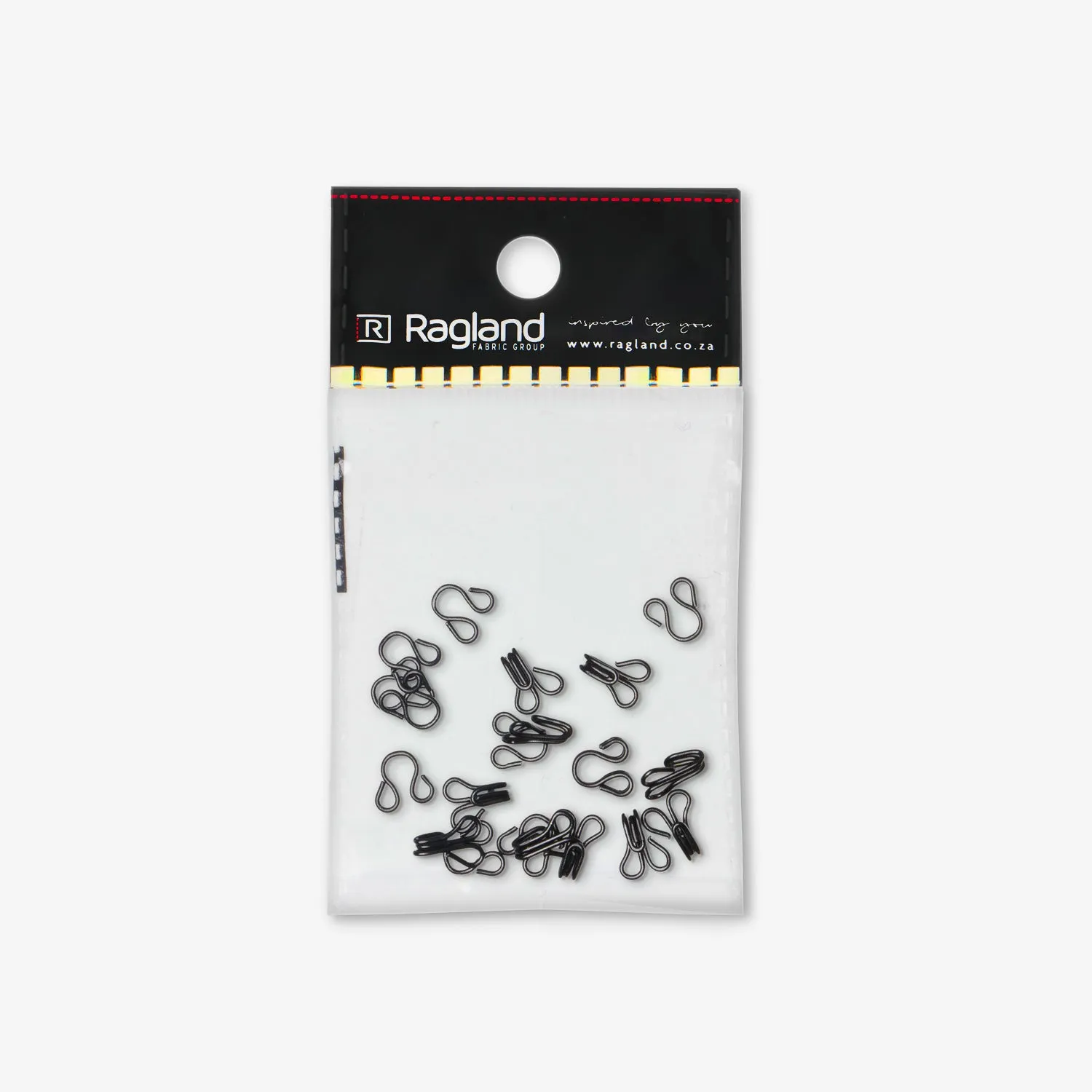 Hooks & Eyes Black - Size 2