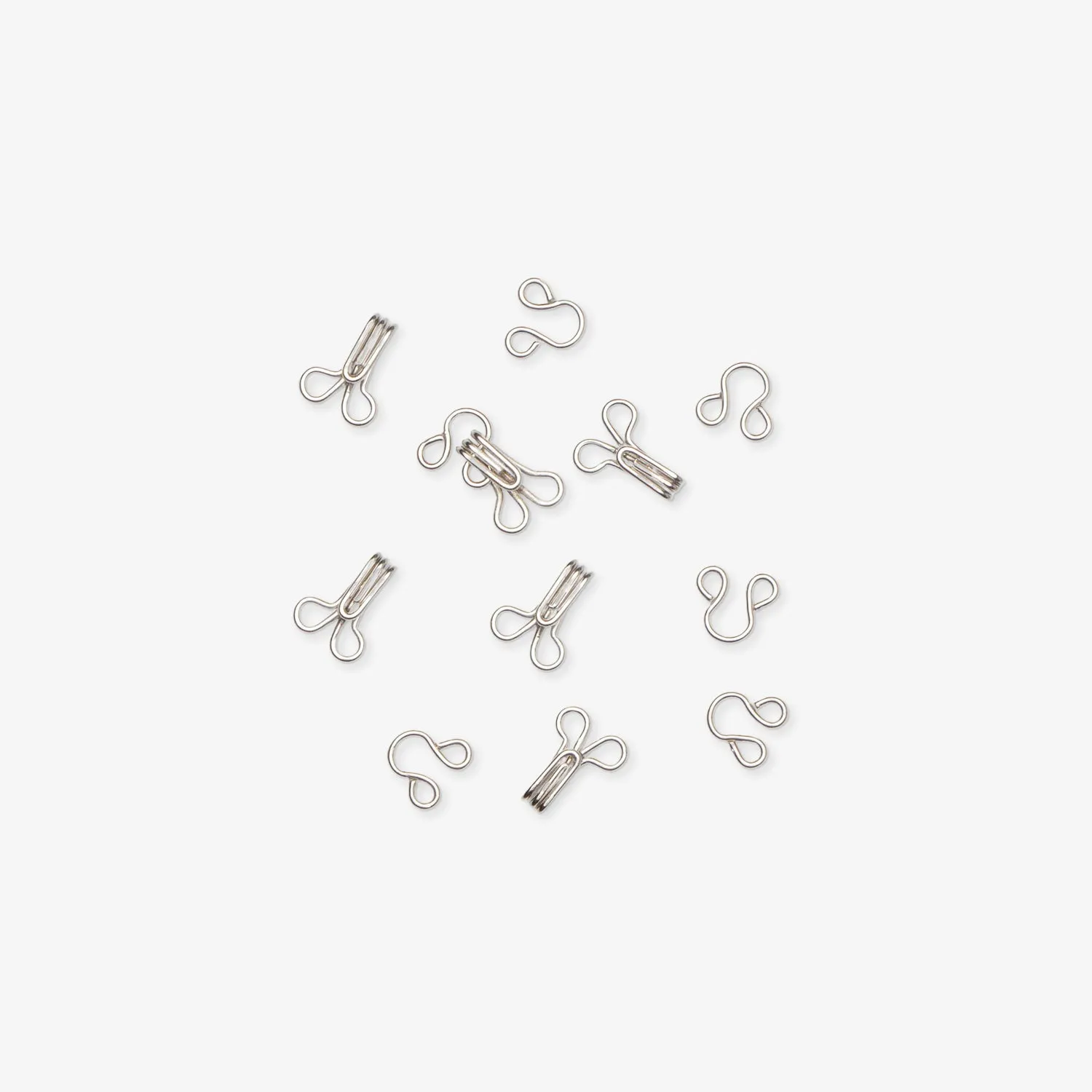 Hooks & Eyes Silver - Size 3