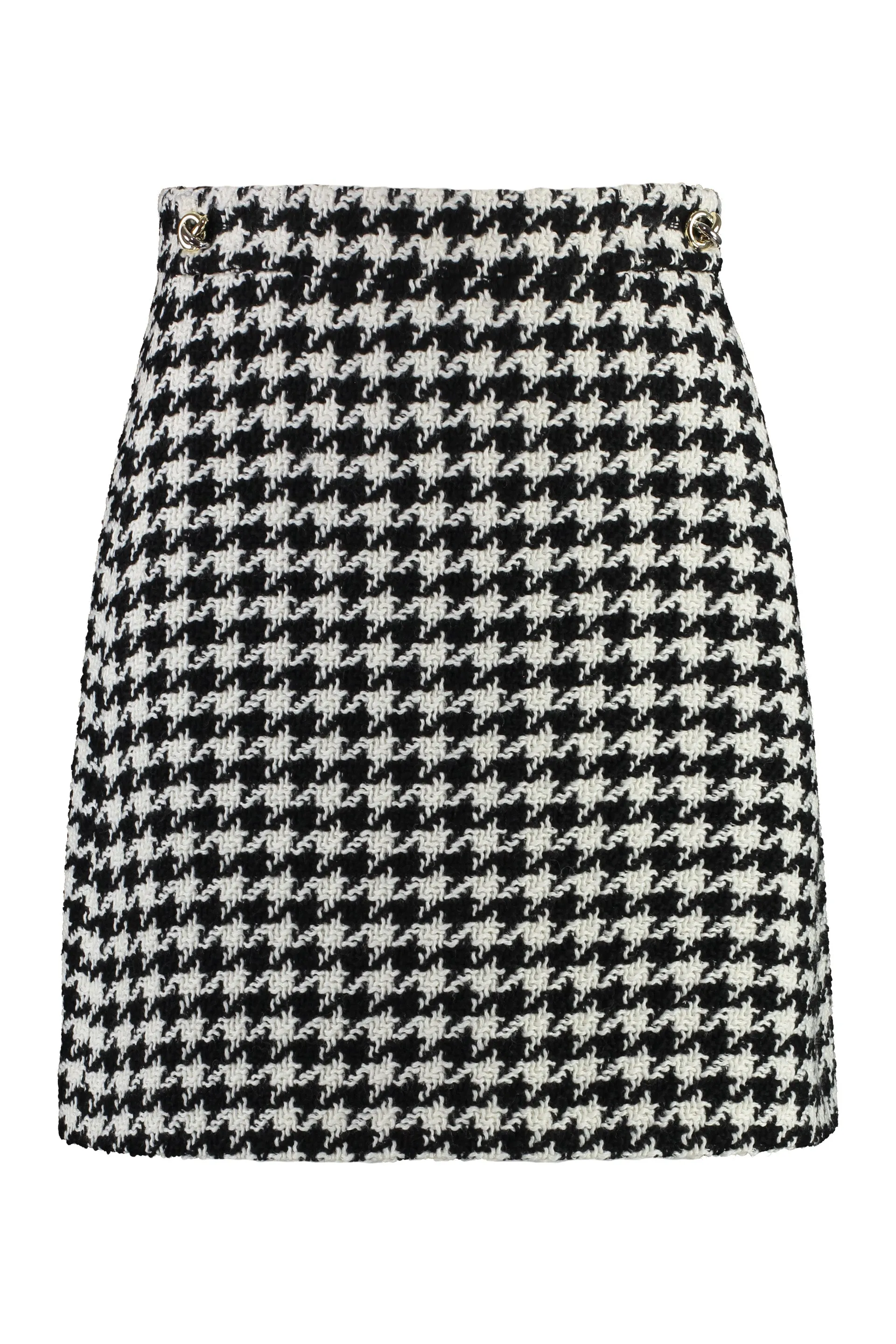 Houndstooth mini skirt