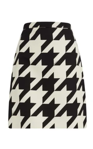 Houndstooth Mini Skirt