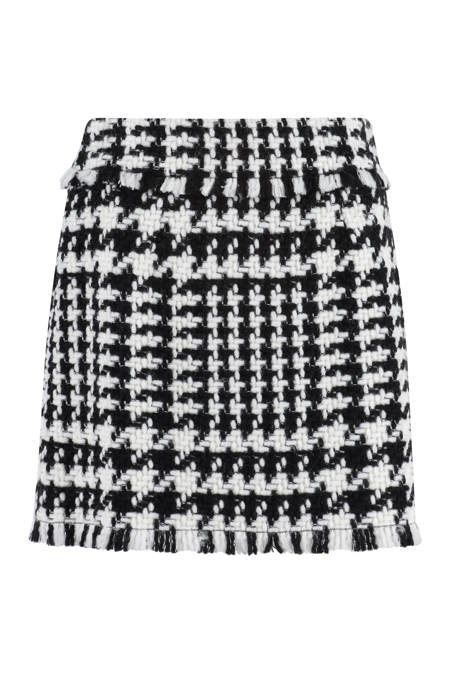 Houndstooth mini skirt