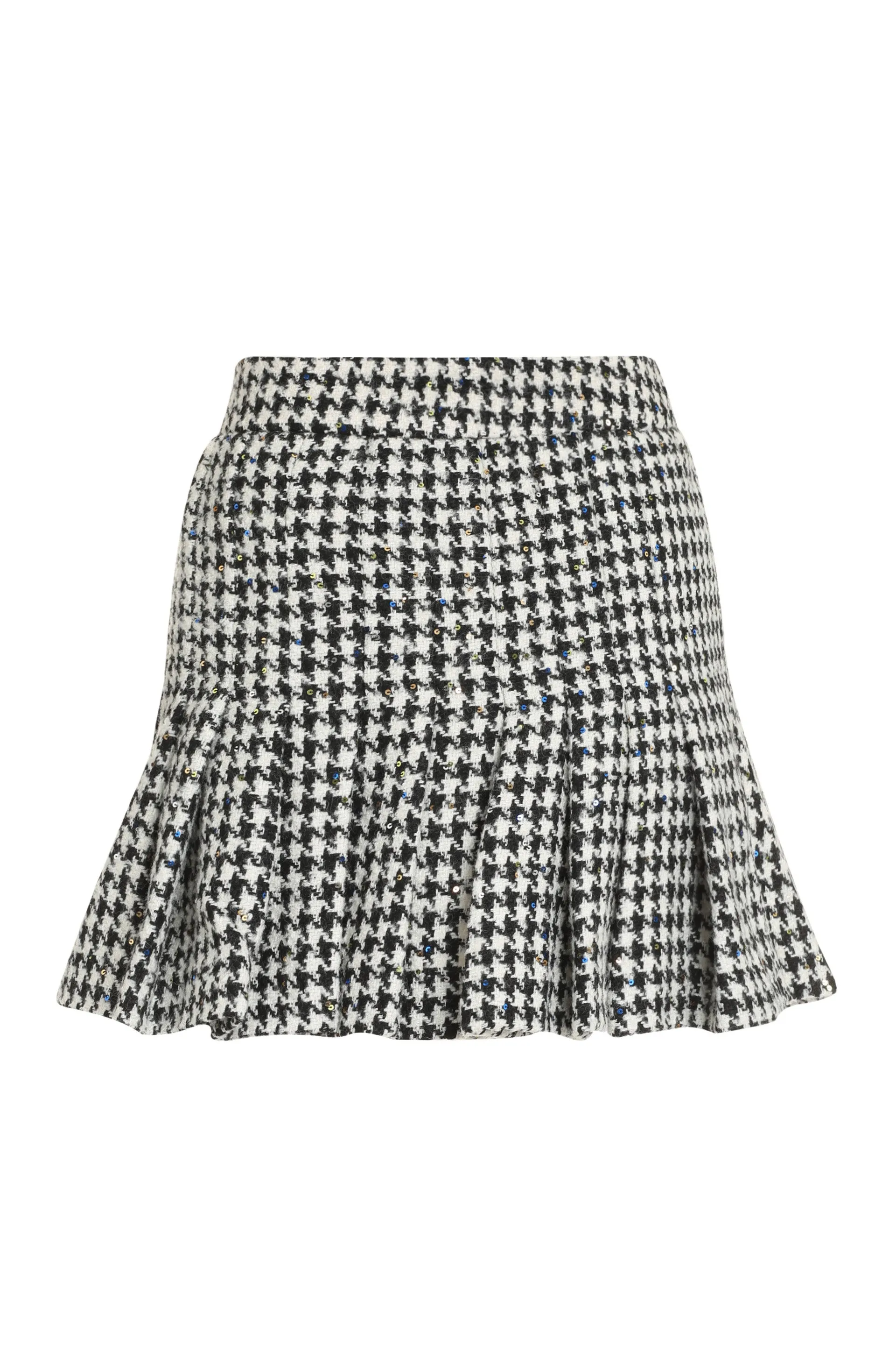 Houndstooth mini skirt